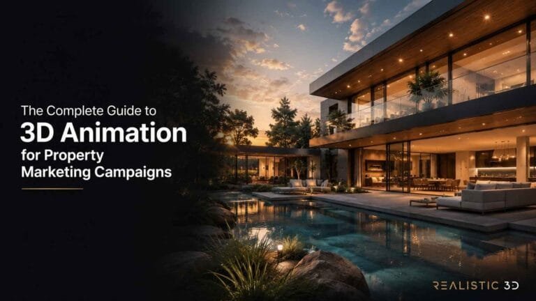 Luxury property animation showcasing cinematic architectural storytelling and immersive real estate marketing