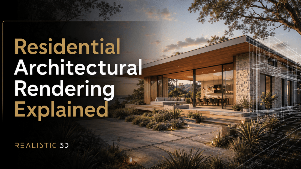 Residential Architectural Rendering for Builders and New-Build Developers