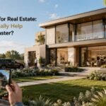 Homebuyer exploring connected living spaces in a contemporary property by Realistic 3D
